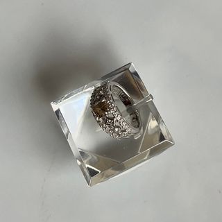 PT900 1.0CTオーバー　ダイヤモンドリング　品質証明書付き(リング(指輪))