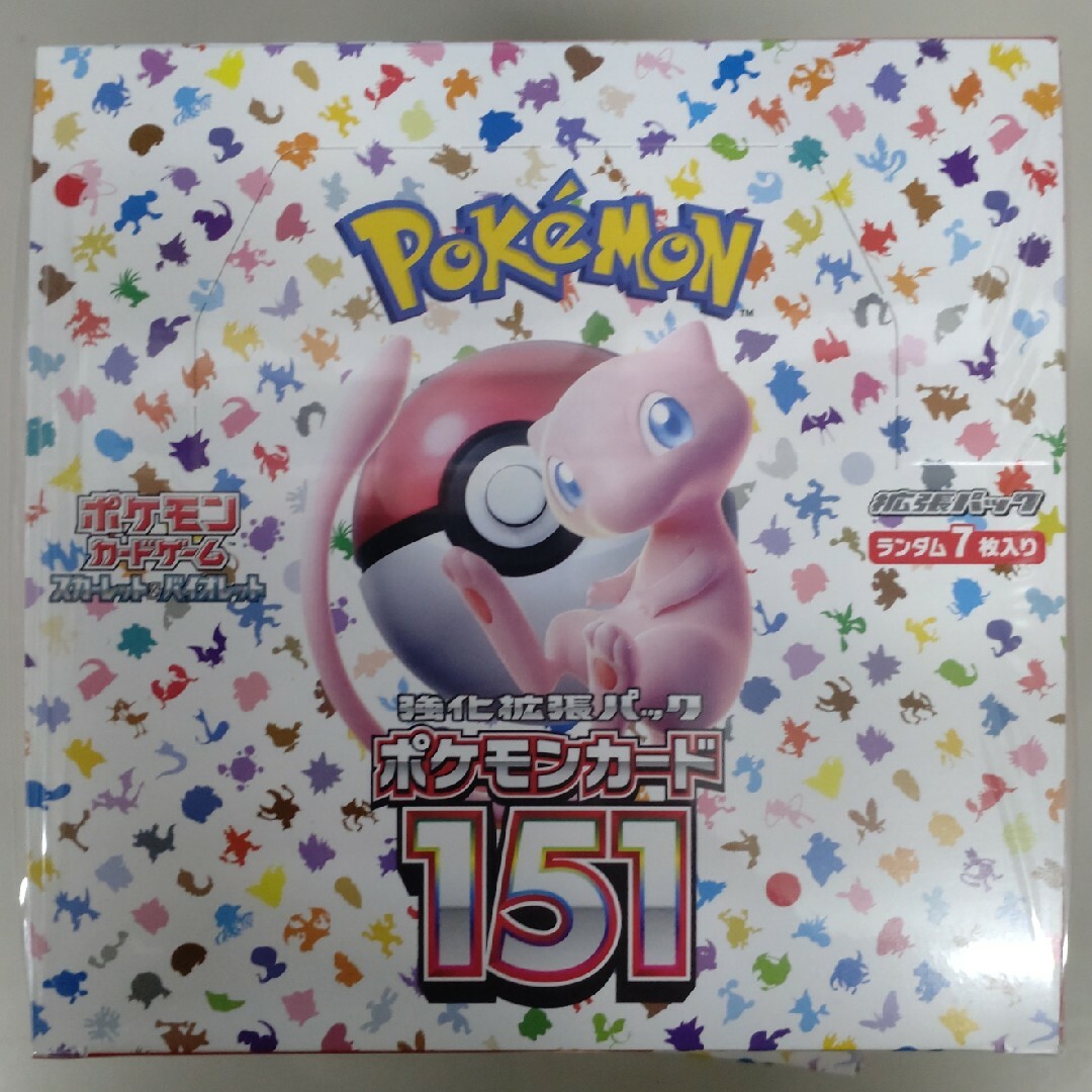 ポケモンカード151 シュリンク付　4BOX