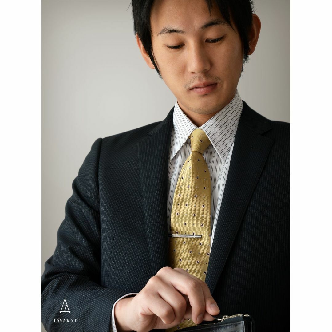 色: シルバー】タバラット ネクタイピン タイピン メンズ 日本製 真鍮 クロの通販 by maco's shop｜ラクマ