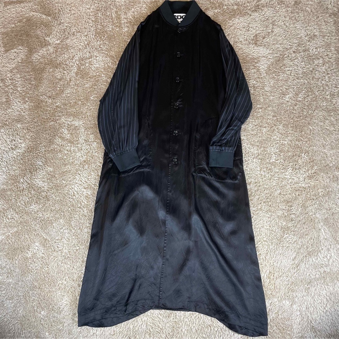 CDG（COMME des GARÇONS）(シーディージー)の【希少】コムデギャルソン CDG 1986復刻 スタッフコート 山口一郎 メンズのジャケット/アウター(ステンカラーコート)の商品写真