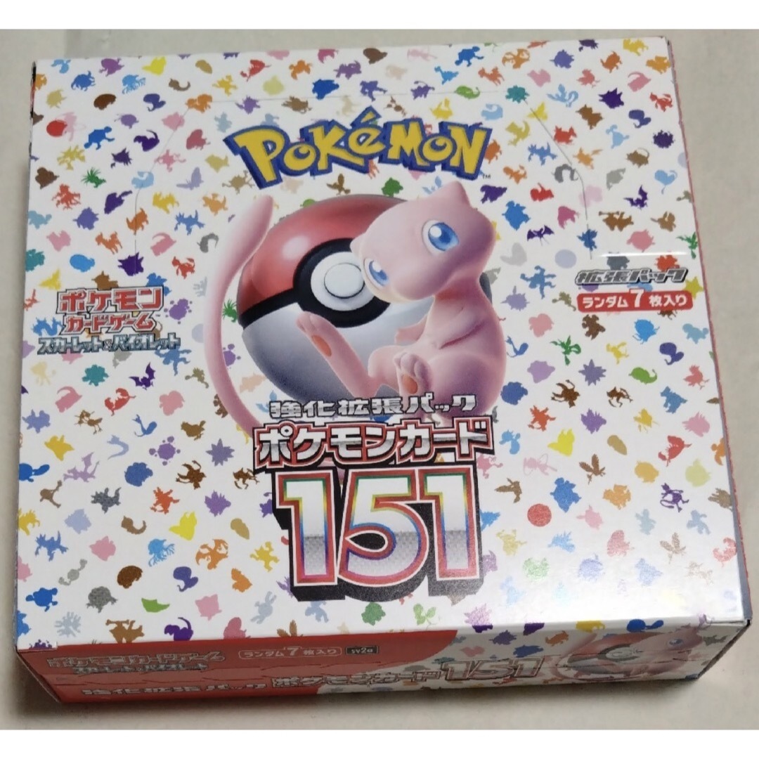 【シュリンク付き】ポケモンカード 151 スカーレット\u0026バイオレット　BOX