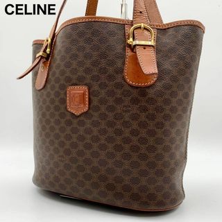 celine - 極美品✨ セリーヌ トートバッグ マカダム柄 ブラウン PVC