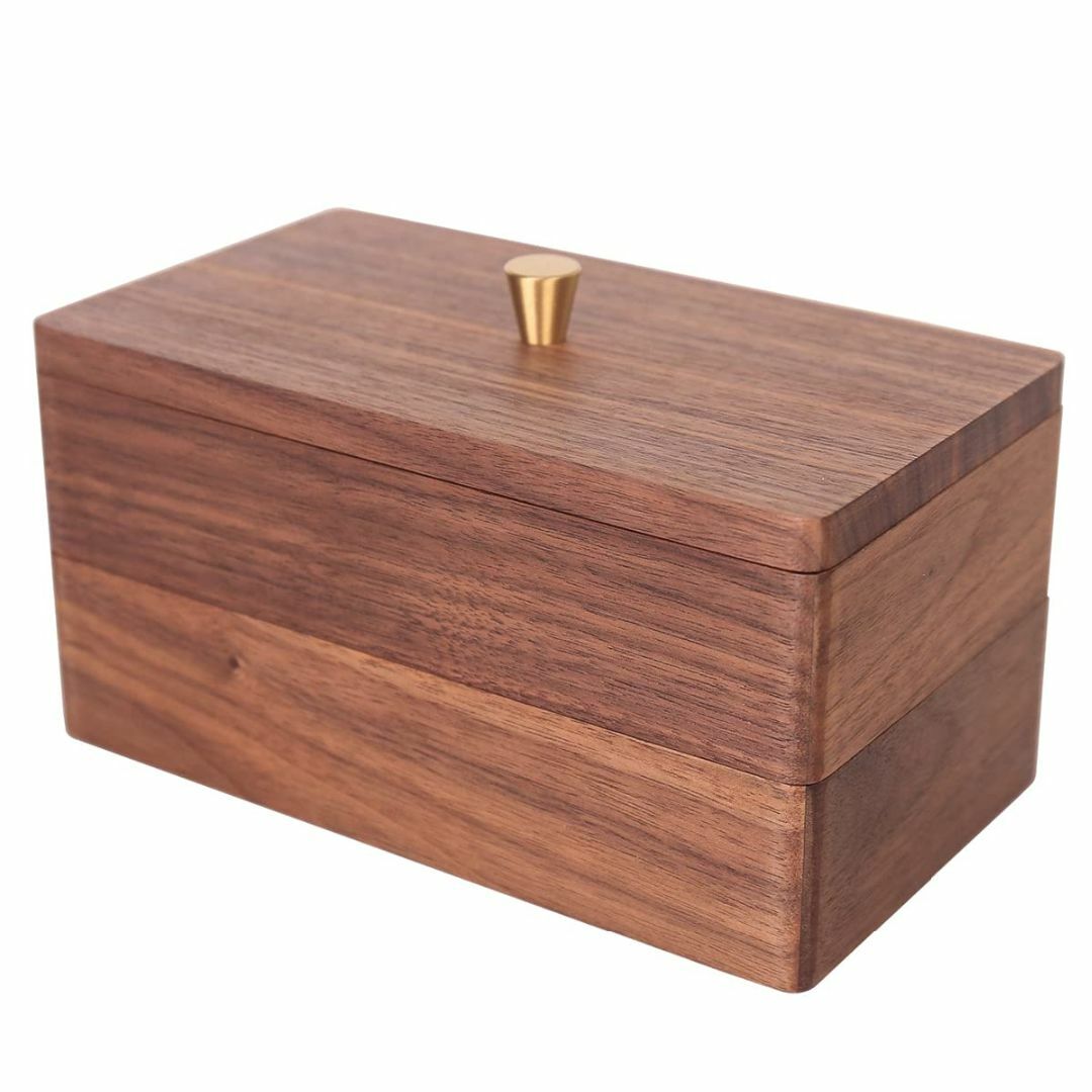 Sakulaya 収納 ボックス 木製 蓋付き 小物入れ 木箱 文具入れ ジュエ05KG