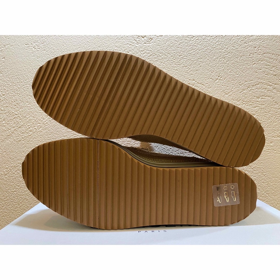 CLERGERIE(クレジュリー)の新品 ロベールクレジュリー ラフィア フリンジ 厚底 ローファー スニーカー レディースの靴/シューズ(ローファー/革靴)の商品写真