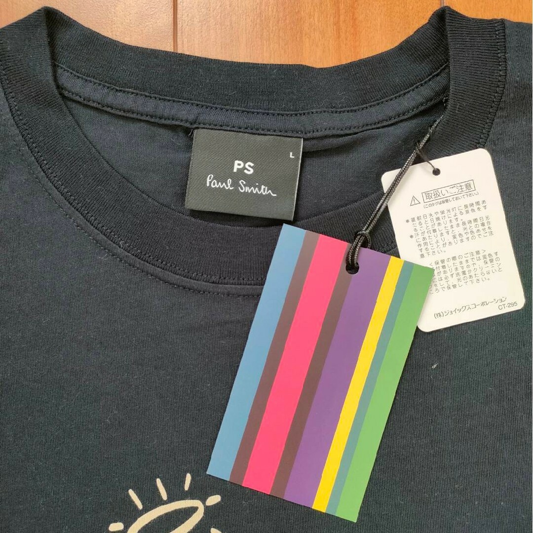 Paul Smith(ポールスミス)のポールスミス　Tシャツ　新品　黒 メンズのトップス(Tシャツ/カットソー(半袖/袖なし))の商品写真