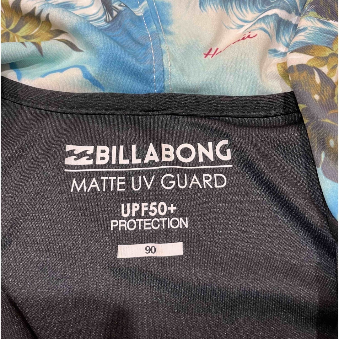 billabong(ビラボン)のビラボン　ラッシュガード　90 ハワイ　美品 キッズ/ベビー/マタニティのキッズ服男の子用(90cm~)(水着)の商品写真