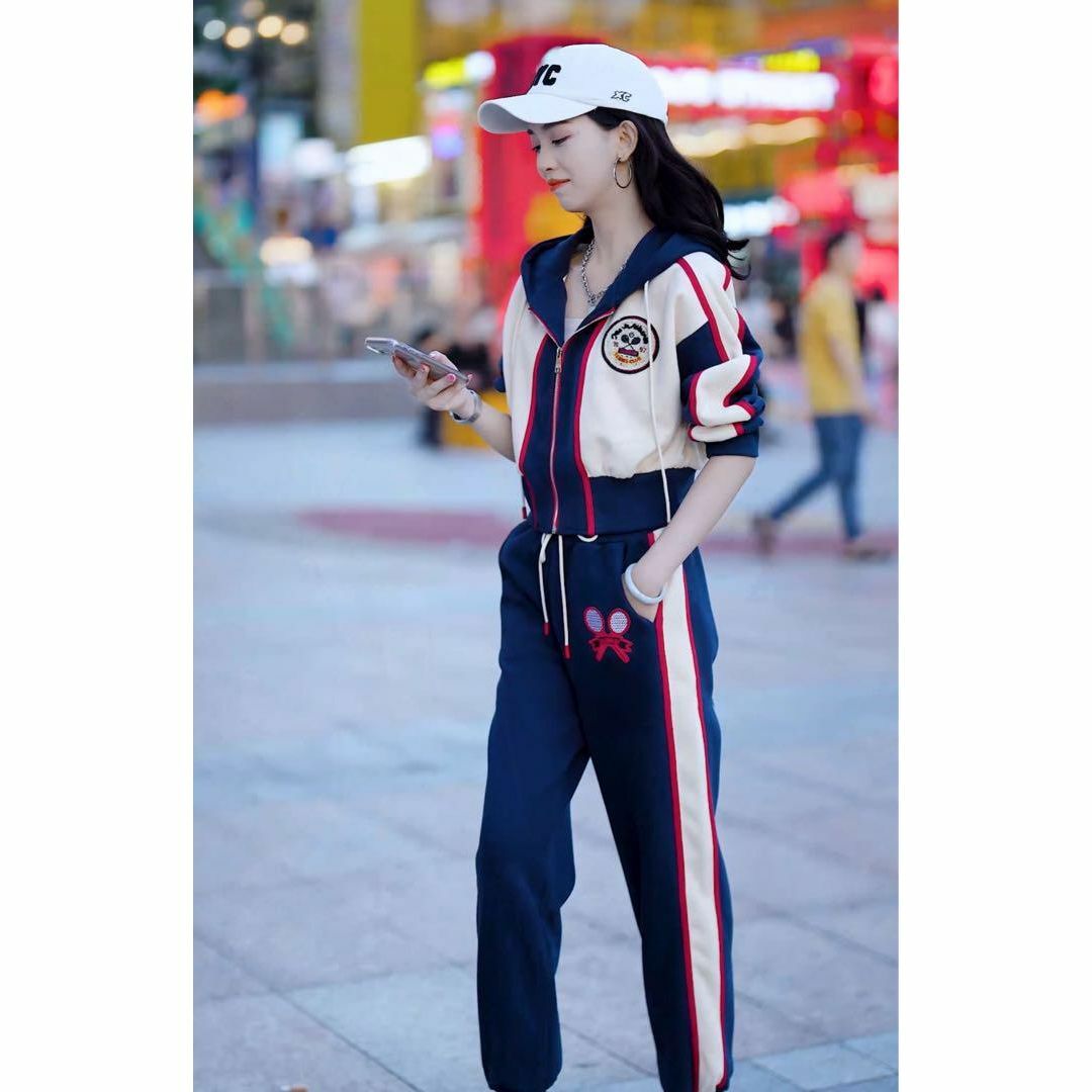 春夏コーデ❤️セットアップ上下 スウェット ジャージ レディース パーカー
