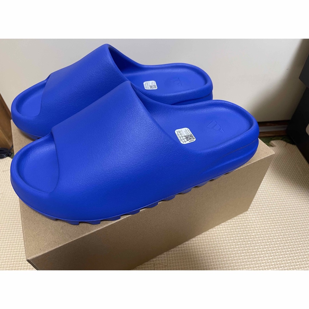 3年保証』 adidas YZY Slide Azure アズール 30.5cm US12