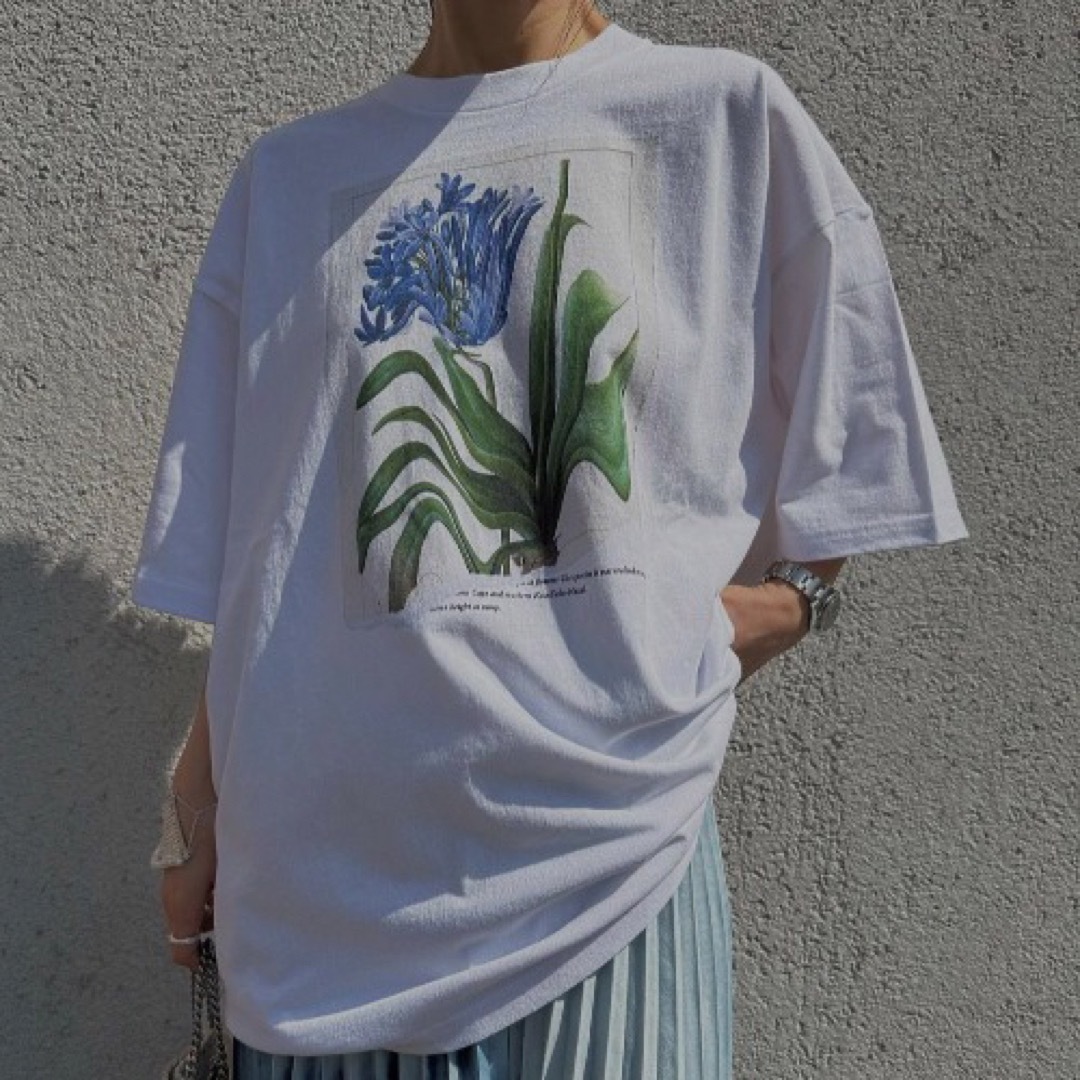 アメリヴィンテージ DROOP FLOWER BIG TEE