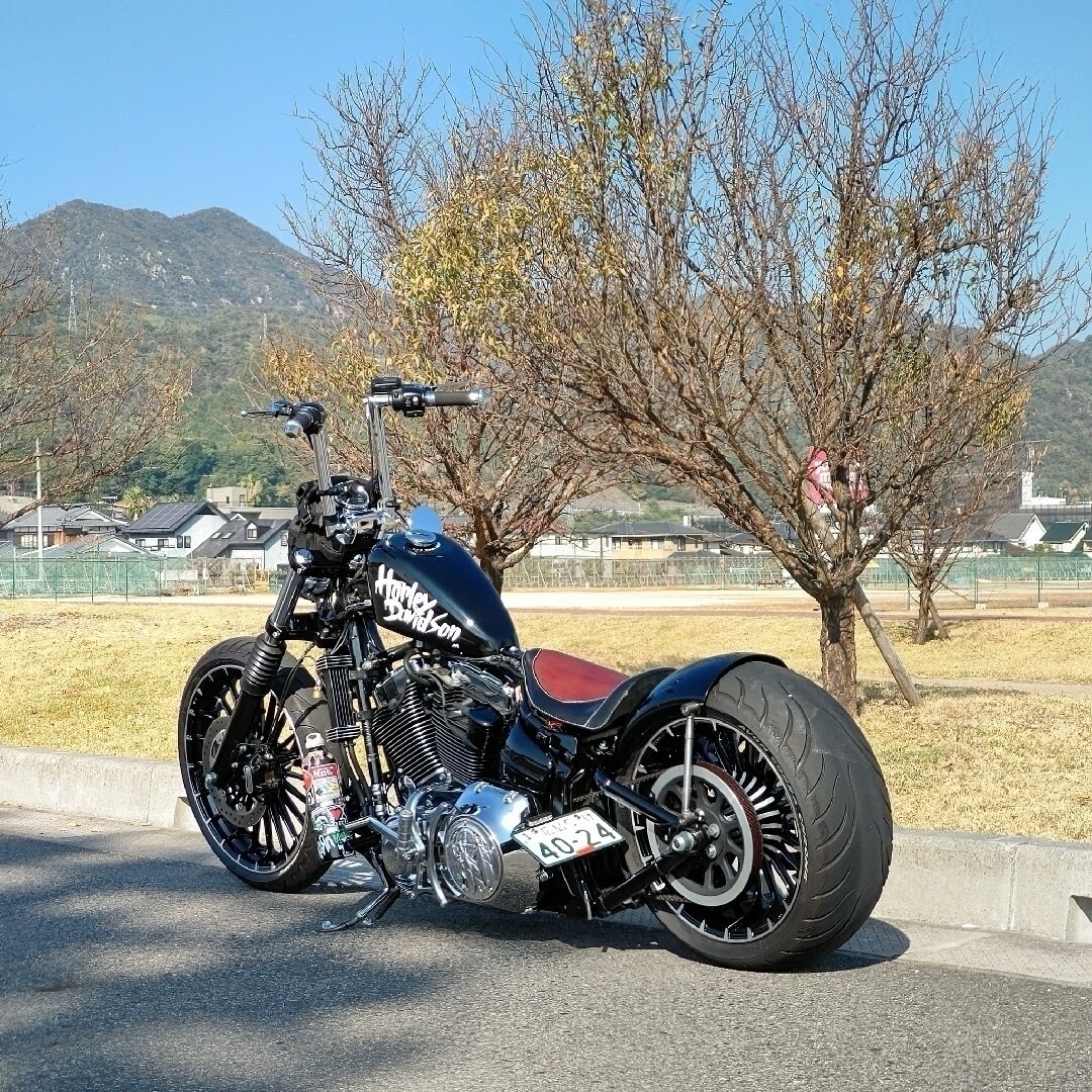 Harley Davidson(ハーレーダビッドソン)のハーレーFXSB1690cc フルカスタム 2024年1/23車検済み 自動車/バイクのバイク(車体)の商品写真