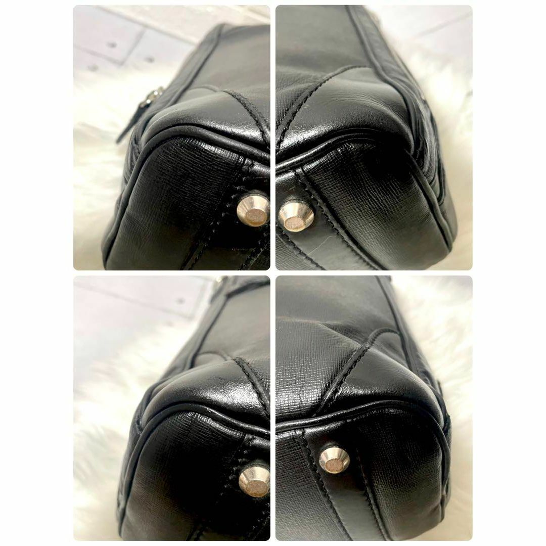 美品✨フジタカ 2way ブリーフケース 黒 クラリーノデュエ ビジネスバッグ