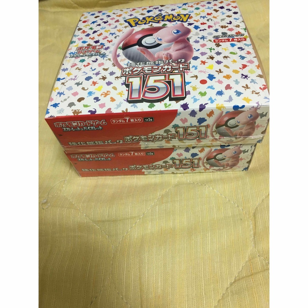 24時間以内発送】ポケモンカード151 2box シュリンク付きの通販 by