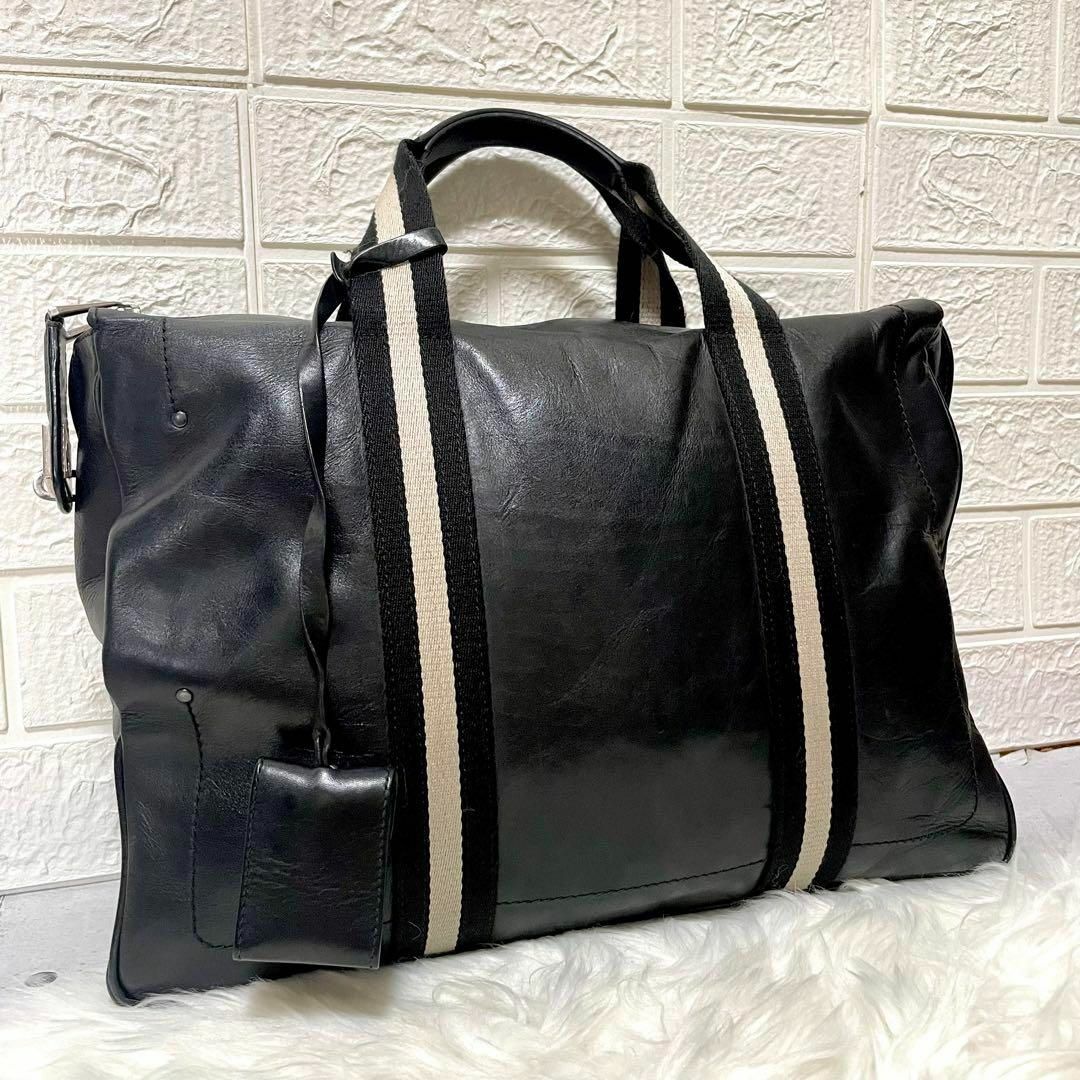 美品✨バリー ビジネスバッグ トレインスポッティング TAJEST 黒 レザー-