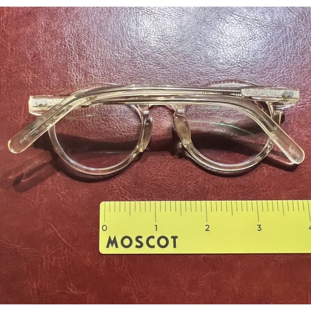 MOSCOT - MOSCOT MILTZEN 46size クリアイエロー☆美品の通販 by na7na 