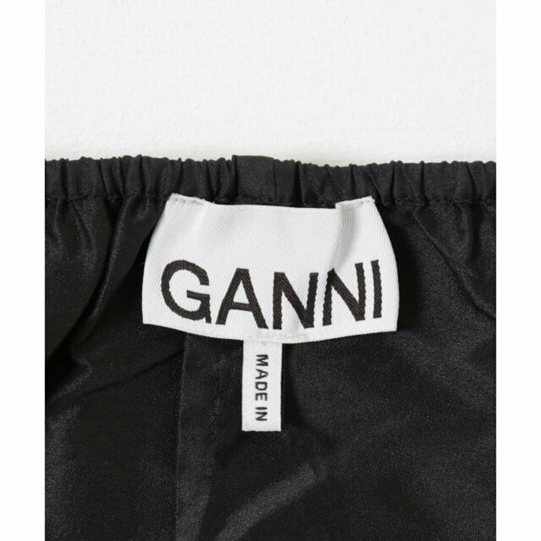 URBAN RESEARCH(アーバンリサーチ)の【Black】GANNI Beaded Taffeta Mini Dress レディースのワンピース(ロングワンピース/マキシワンピース)の商品写真