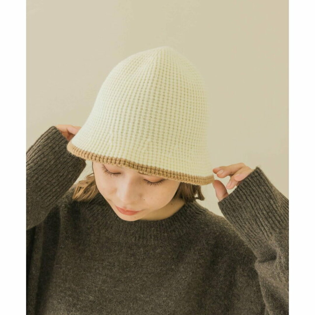 SMELLY(スメリー)の【IVO】バイカラーラインハット レディースの帽子(ハット)の商品写真