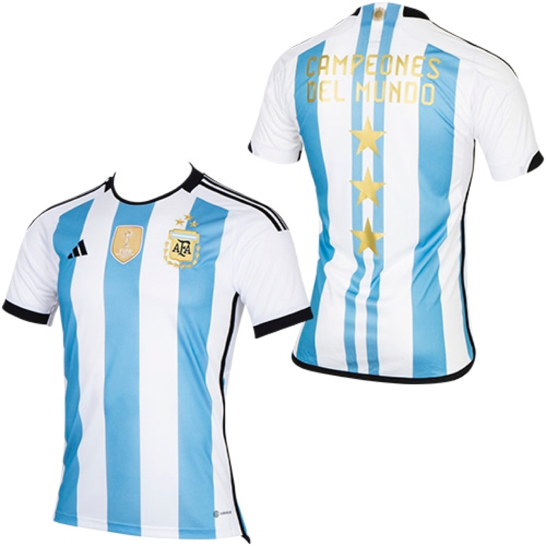 アディダス アルゼンチン代表 ワールドカップ2022優勝記念ユニフォーム M