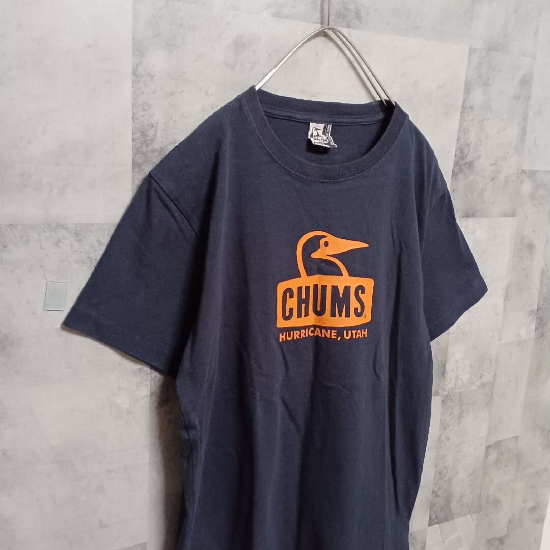 新品　SALE CHUMS  Flamingo Tシャツ navy xl