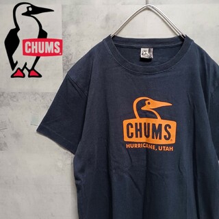 チャムス(CHUMS)のCHUMS チャムス メンズTシャツ ネイビー M キャンプ アウトドア(Tシャツ/カットソー(半袖/袖なし))