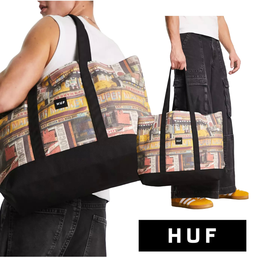 HUF corner store printed tote bag トートバック