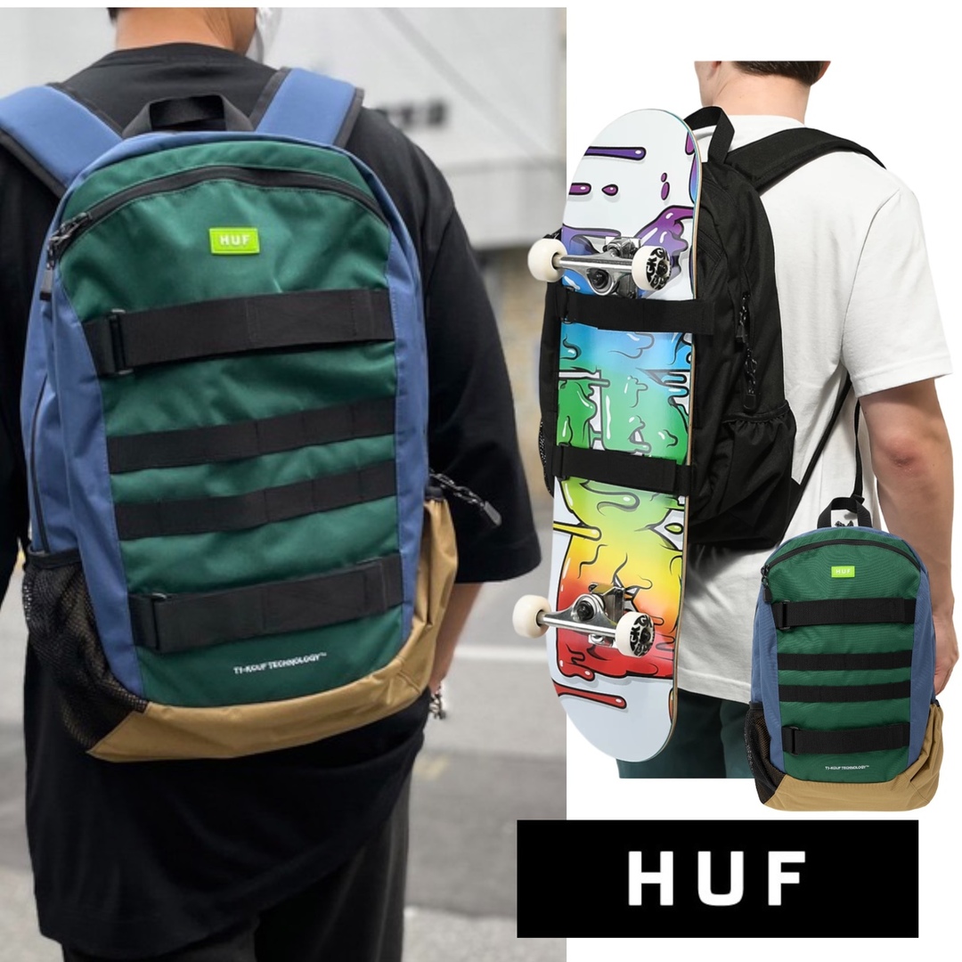 HUF Mission Bag Pack 黒