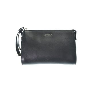 フルラ(Furla)のFURLA フルラ クラッチバッグ - 黒 【古着】【中古】(クラッチバッグ)