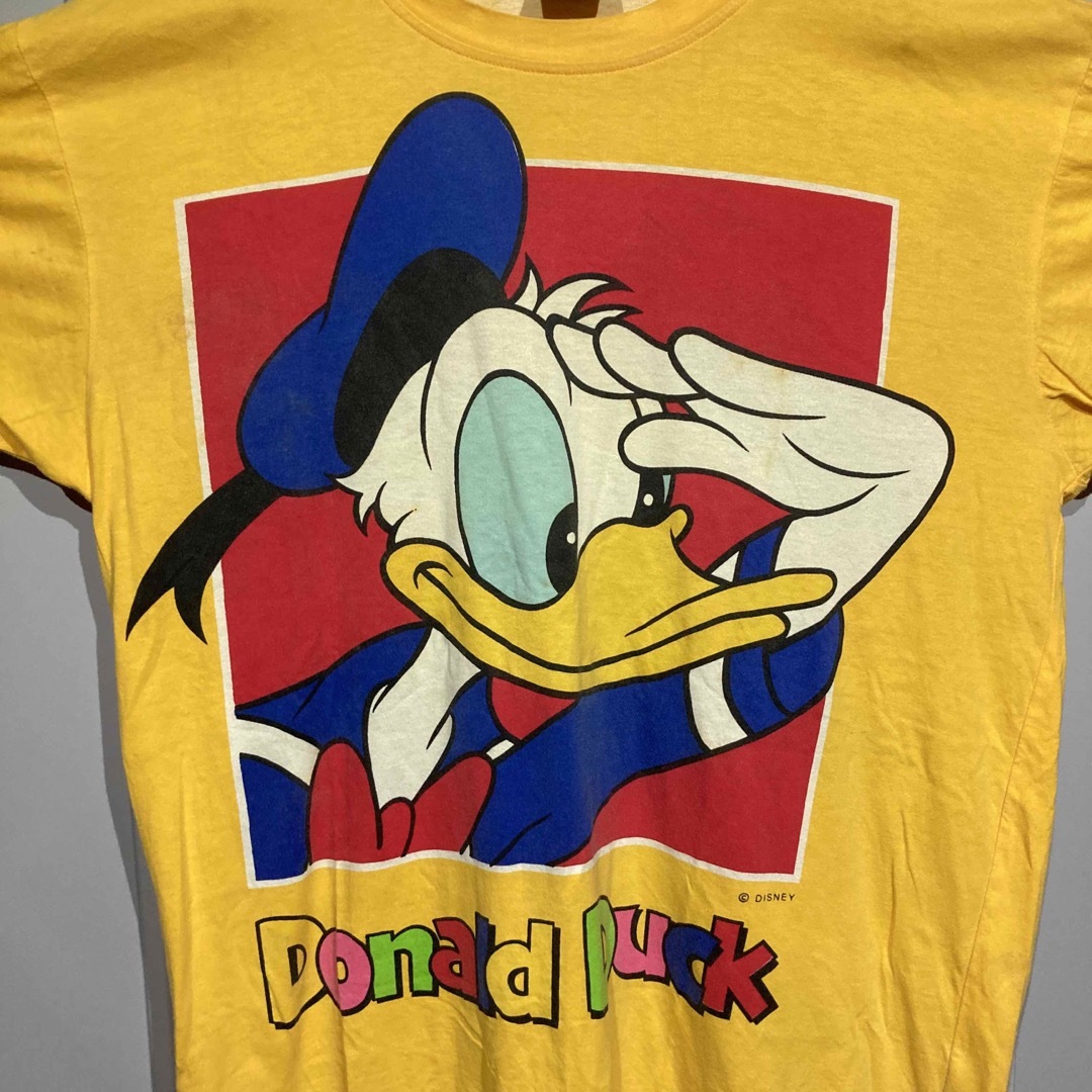 レア】 90s USA製 ドナルドダック ビッグプリンTシャツ-eastgate.mk