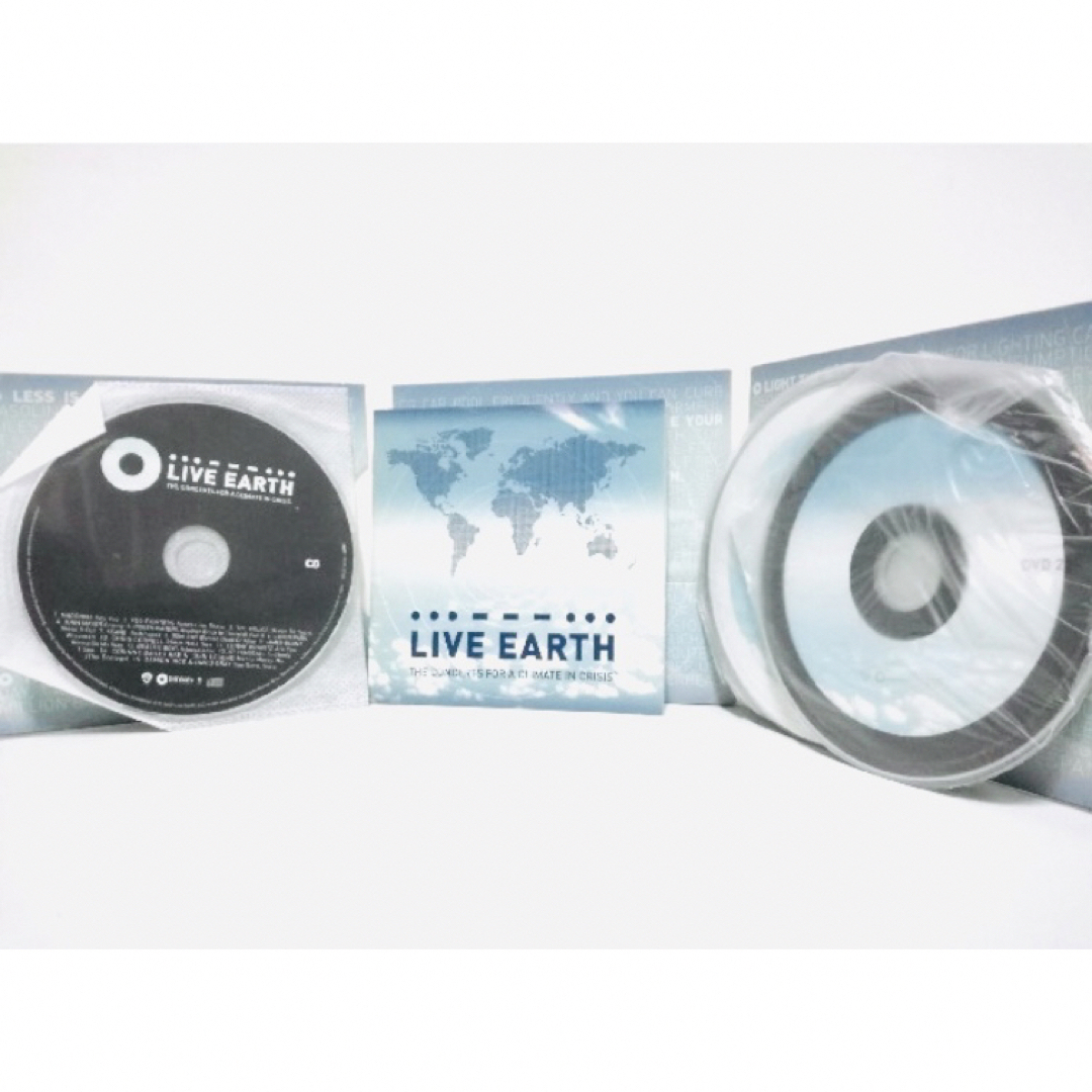 コンサート／フェス『ライヴアース／LIVE EARTH』DVD+CD3枚組／廃盤 エンタメ/ホビーのCD(ポップス/ロック(洋楽))の商品写真