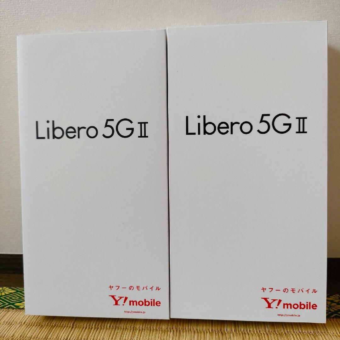 スマートフォン本体【新品】libero 5g Ⅱ 本体 ピンク ホワイト 2点セット