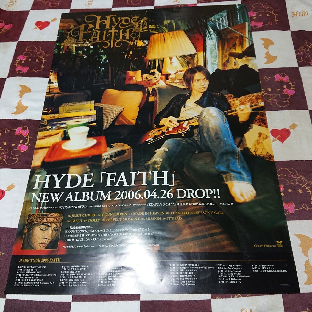 HYDE FAITH 告知 ポスター 貴重