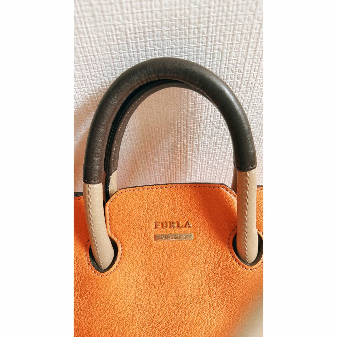 レア♡新品♡FURLA♡メトロポリス♡オレンジ