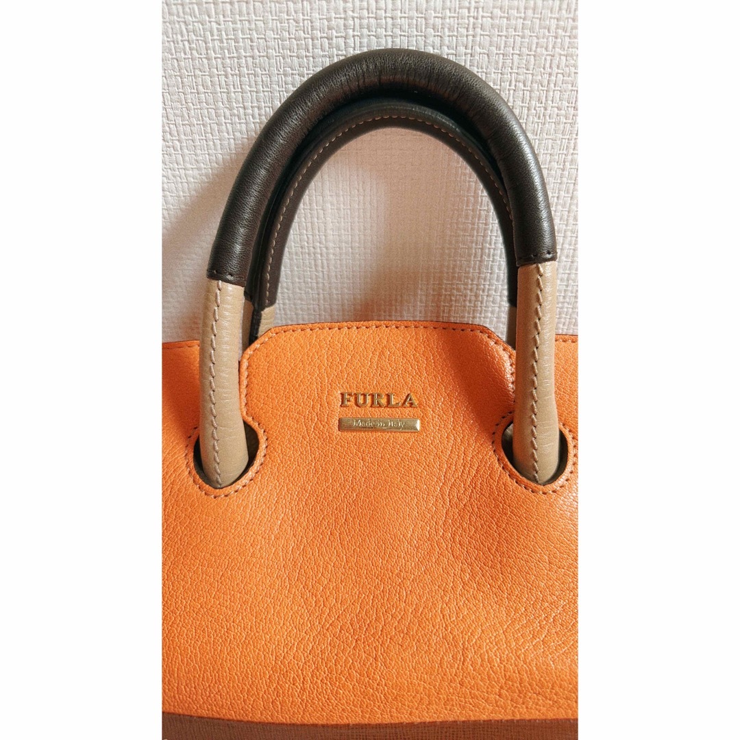 レア♡新品♡FURLA♡メトロポリス♡オレンジ