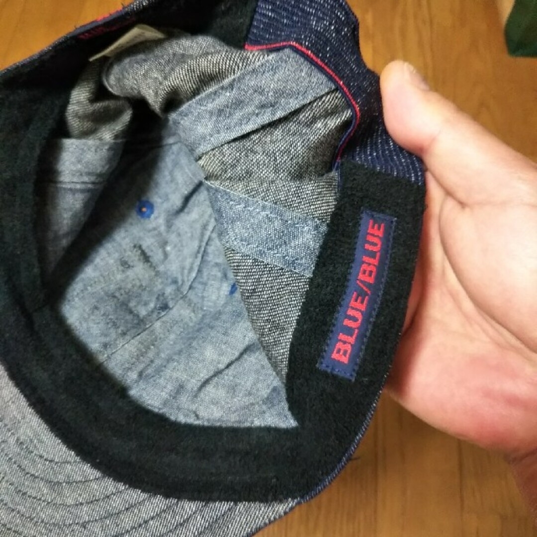 BLUE BLUE(ブルーブルー)のハリウッドランチマーケットデニムキャップ メンズの帽子(キャップ)の商品写真