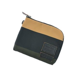 マルニ(Marni)のMARNI マルニ 財布・コインケース - 黒xマスタード系xカーキ系 【古着】【中古】(折り財布)