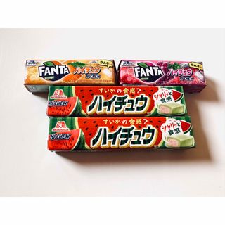 モリナガセイカ(森永製菓)の501円送料込み ハイチュウ 4本(菓子/デザート)