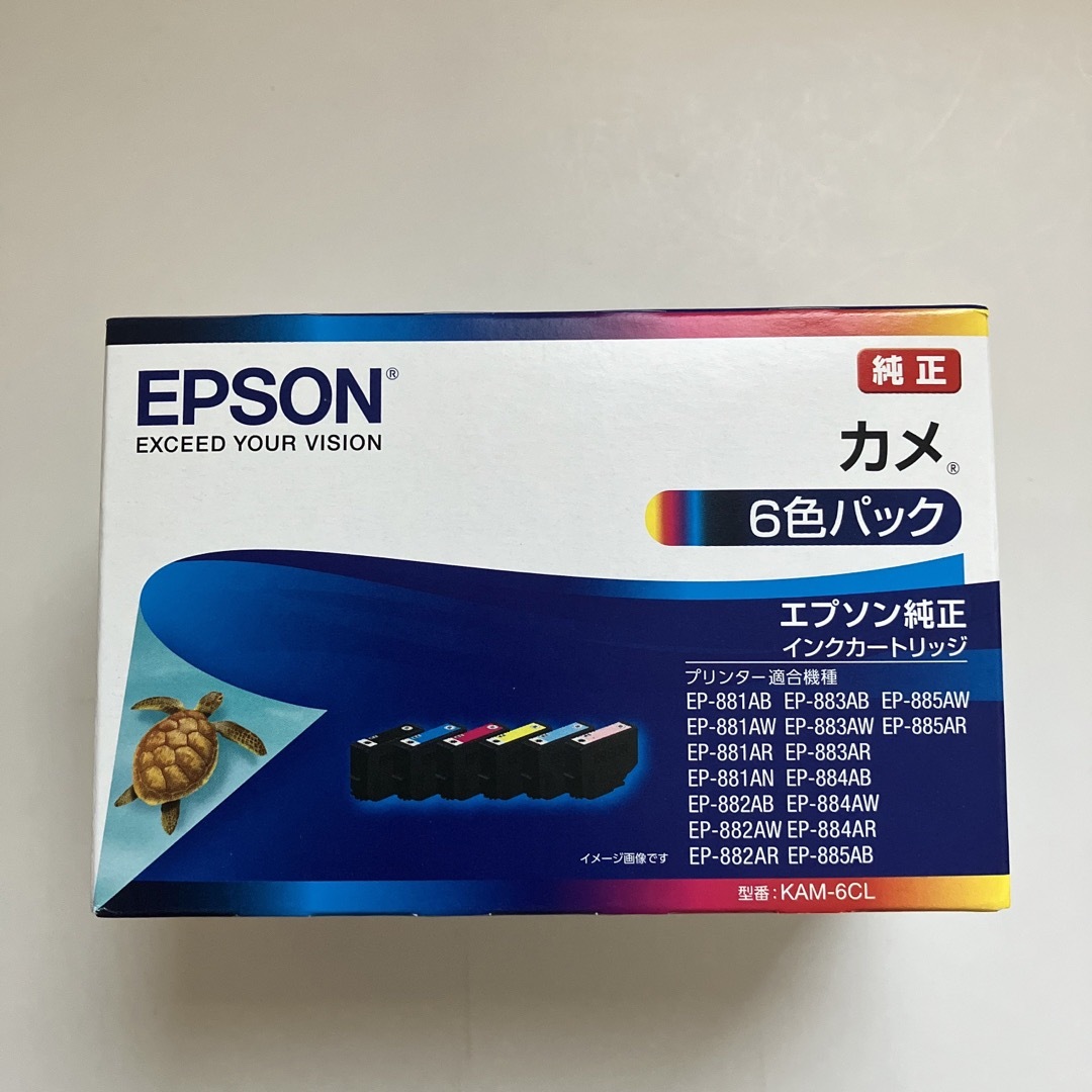 EPSON 純正インク　KAM-6CL 6色セット 目印:カメ