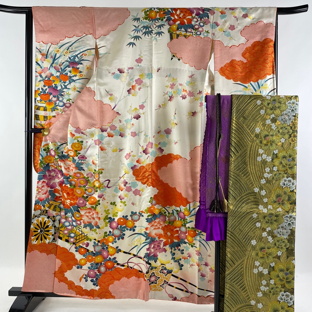 振袖 身丈160cm 裄丈65cm 正絹 美品 秀品-eastgate.mk