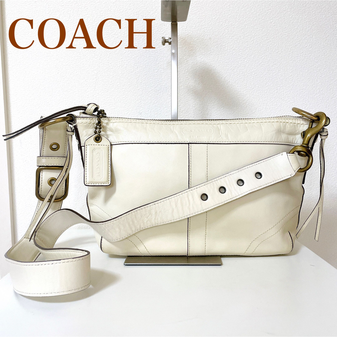 COACH - 人気 コーチ ショルダーバッグ フリンジ レザー 本革 ...