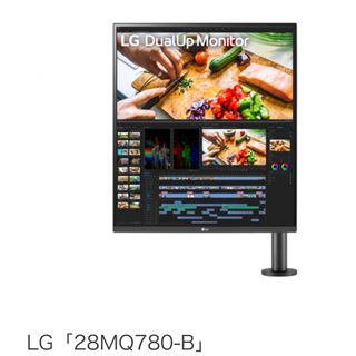 エルジーエレクトロニクス(LG Electronics)のLG 縦長 27.6型モニター 28MQ780-B(ディスプレイ)