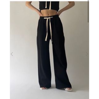 melt the lady - loose relax pants グレー