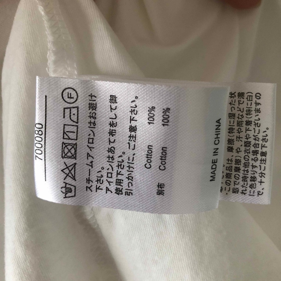 armoire caprice(アーモワールカプリス)のアーモワールカプリス 袖コンシャス Tシャツ ホワイト 白 M カットソー メンズのトップス(Tシャツ/カットソー(半袖/袖なし))の商品写真