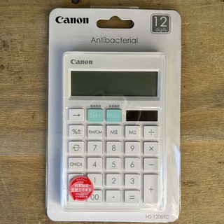 キヤノン(Canon)の神4973様専用出品　電卓　HC-1200TC ホワイト(オフィス用品一般)