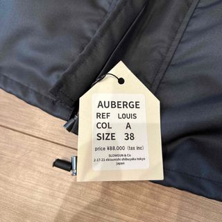 SlowGun - AUBERGE LOUIS オーベルジュ チャコール38 シルクギャバジン