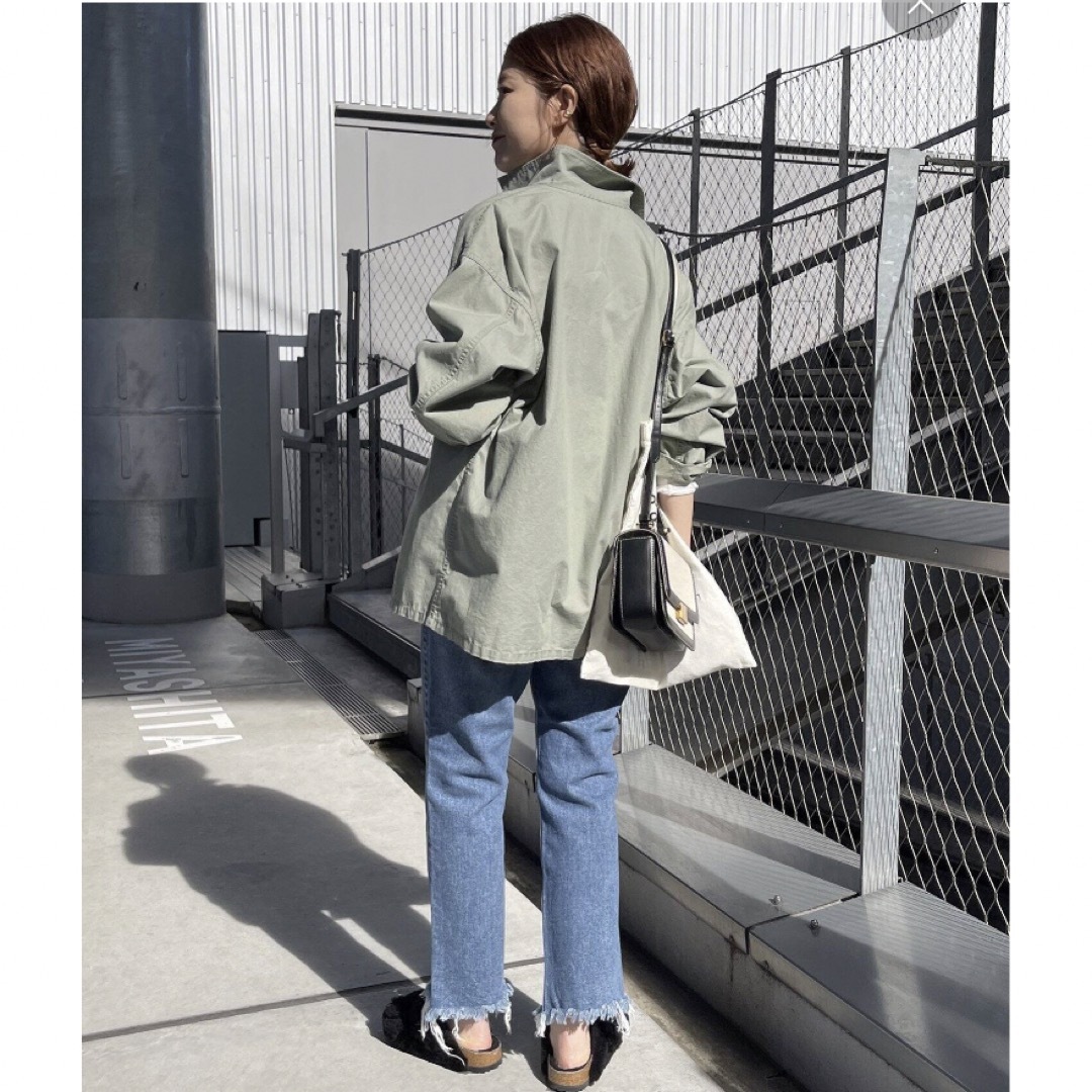 Spic and Spanリップストップアーミーシャツ 36 Spic and Spanリップストップアーミーシャツ 36