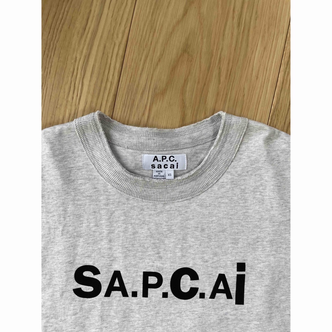 sacai - sacai A.P.C コラボ Tシャツ グレー XS サカイの通販 by ジジ