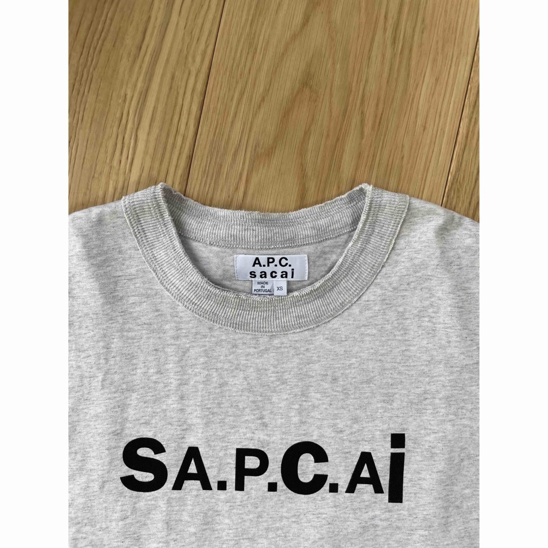 sacai - sacai A.P.C コラボ Tシャツ グレー XS サカイの通販 by ジジ ...