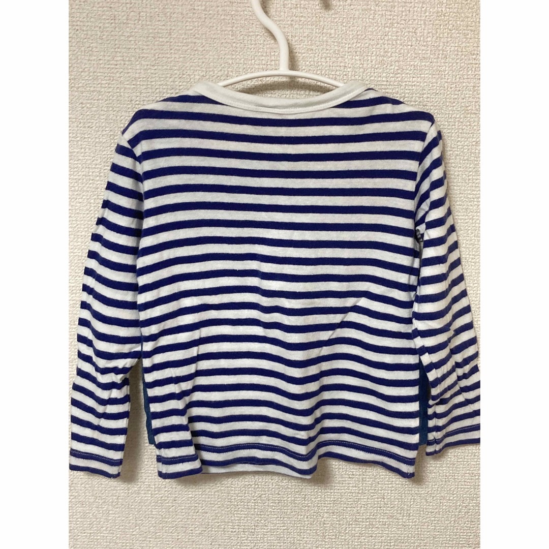 BREEZE(ブリーズ)のBREEZE   Tシャツ　ロンT   半袖　ハーフパンツ　デニム　100 キッズ/ベビー/マタニティのキッズ服男の子用(90cm~)(Tシャツ/カットソー)の商品写真