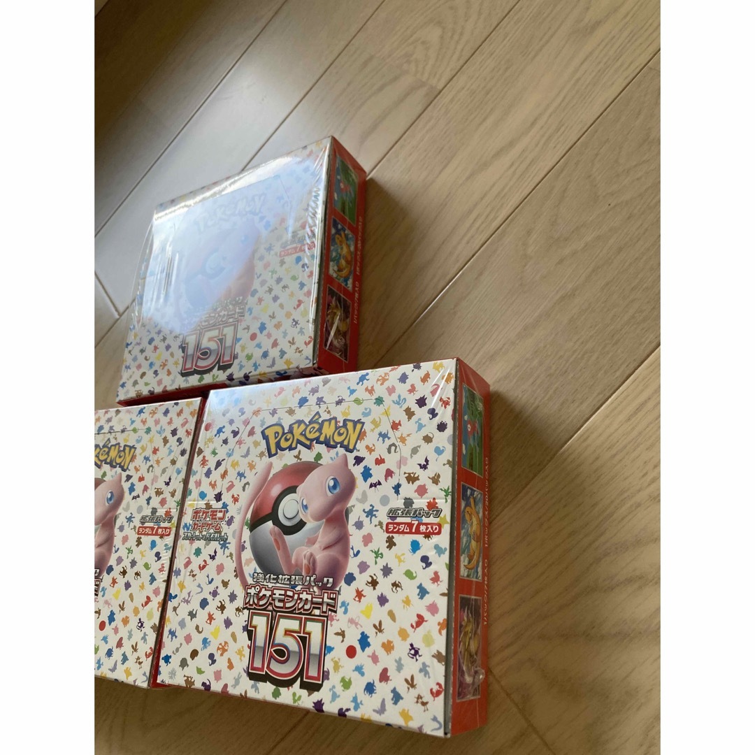 ポケモン - ポケモンカード 151 シュリンク付 3 BOX の通販 by まるお