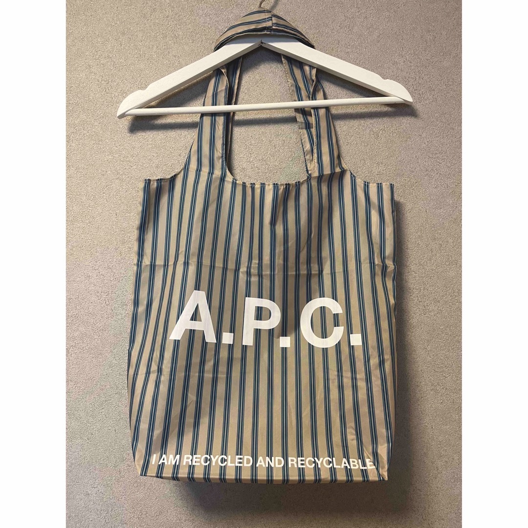 A.P.C(アーペーセー)のA.P.C ショッパー　エコバッグ　ブルー　apc アーペーセー レディースのバッグ(エコバッグ)の商品写真