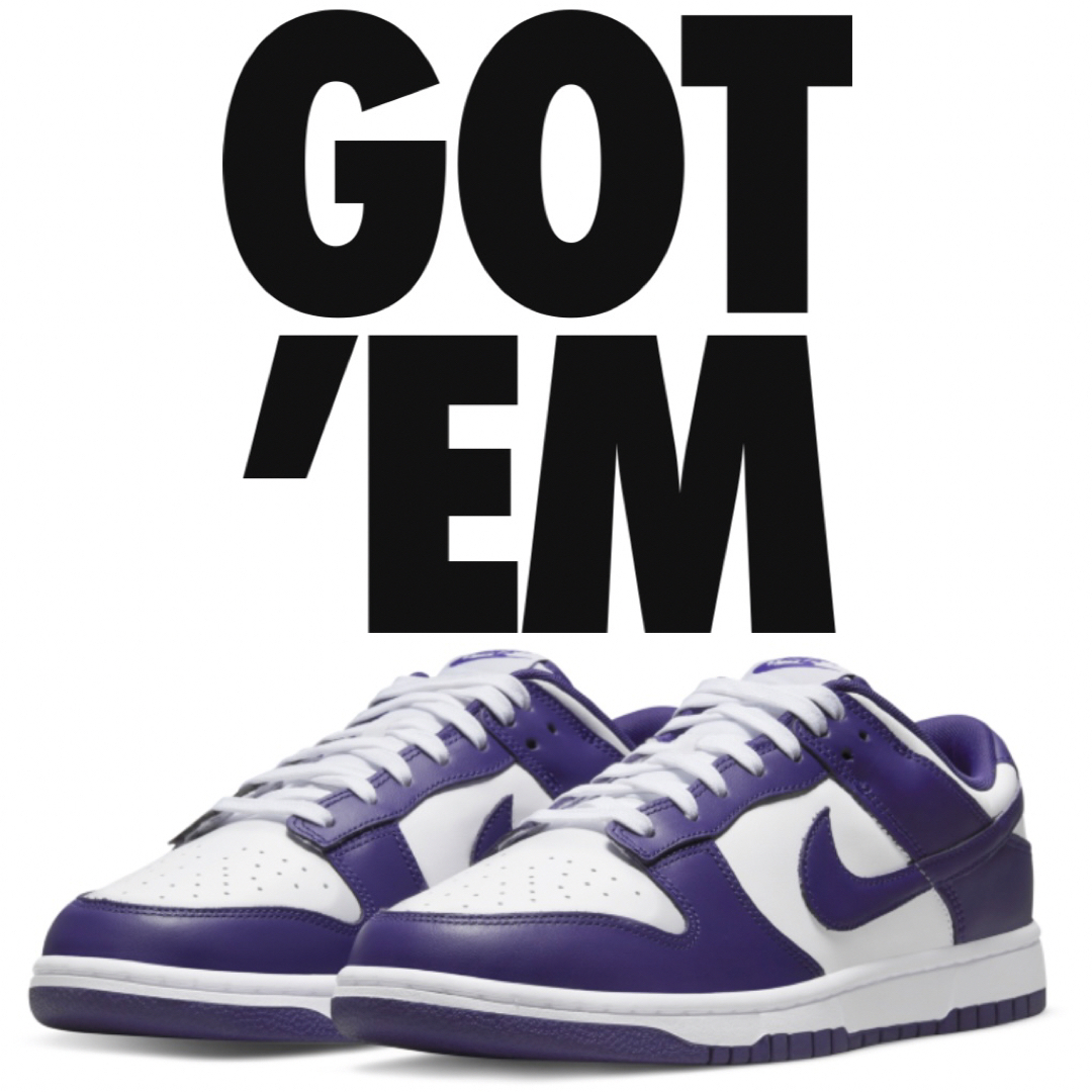 NIKE(ナイキ)の28㎝ Nike Dunk Low Court Purple メンズの靴/シューズ(スニーカー)の商品写真